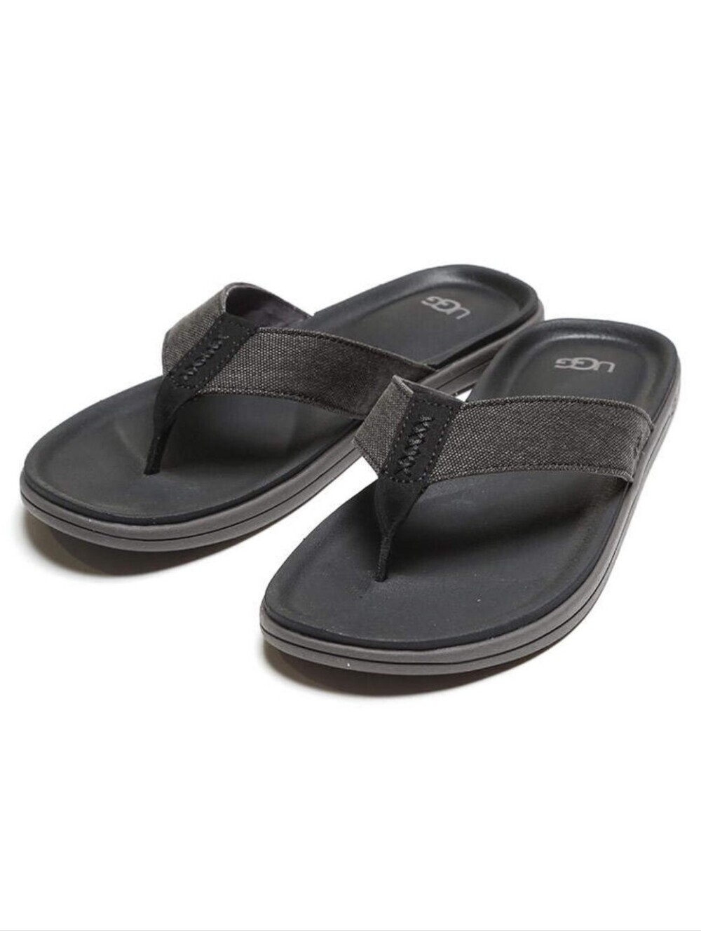 UGG Men's Brookside Flip Canvas Sandals Size 7 NWT - Picture 1 of 9